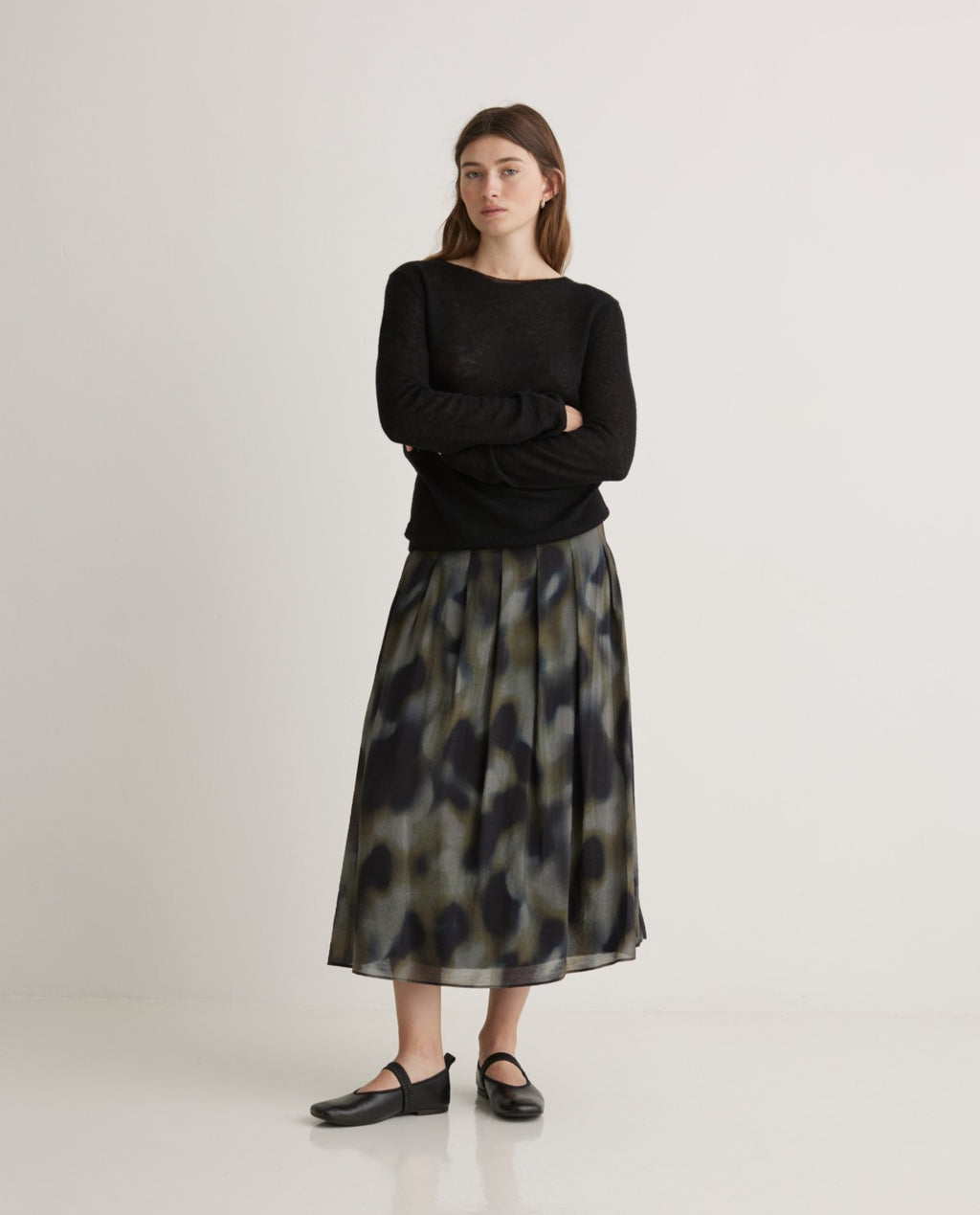 Yerse | Jumper Boat Neck Black