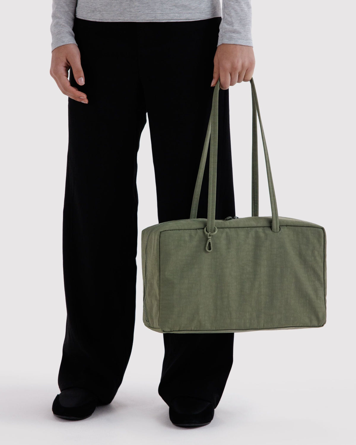 Baggu | Medium Nylon Bowler Bag - Caper