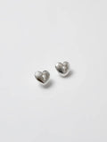 Wolf Circus | Heart Lock Studs in Sterling Silver