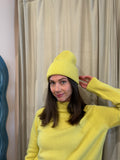 Naif | Lucy Beanie - Yellow Lime