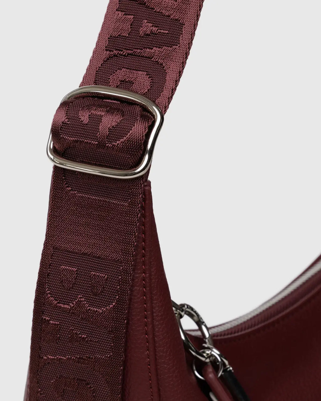 Baggu | Medium Recycled Leather Crescent Bag - Mahogany