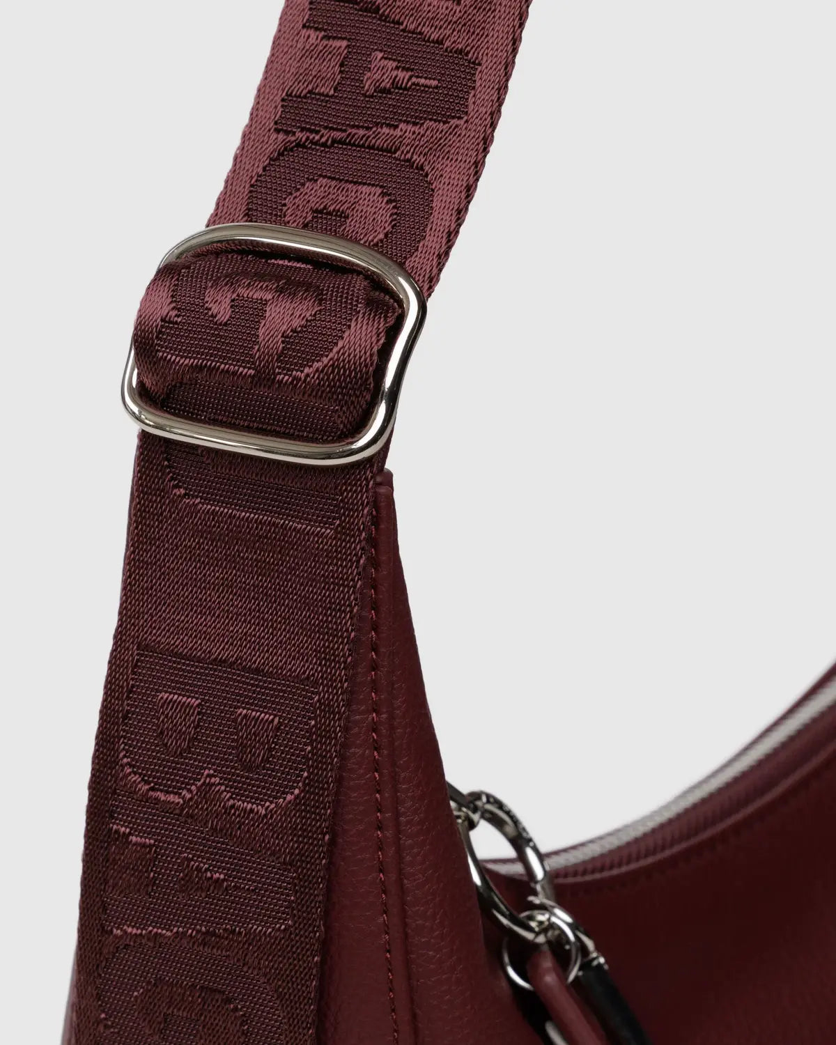Baggu | Medium Recycled Leather Crescent Bag - Mahogany