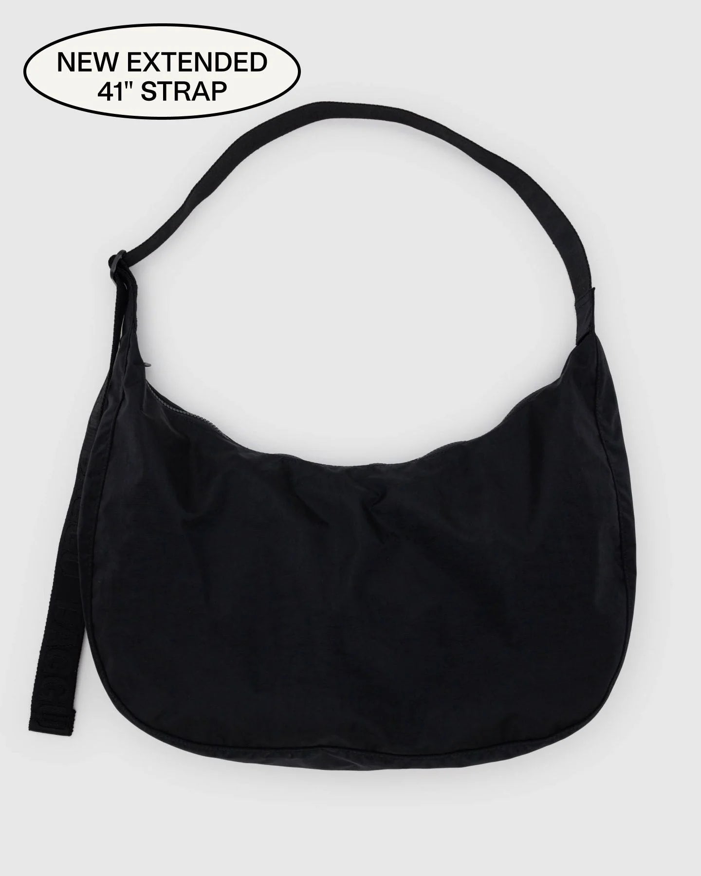 Baggu | Large Nylon Crescent Bag - Black