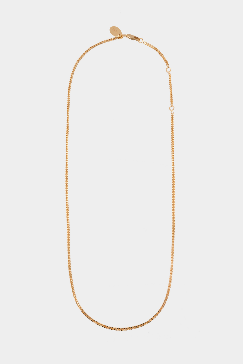 Kara Yoo | Thin Curb Necklace - Gold