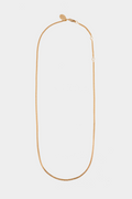 Kara Yoo | Thin Curb Necklace - Gold