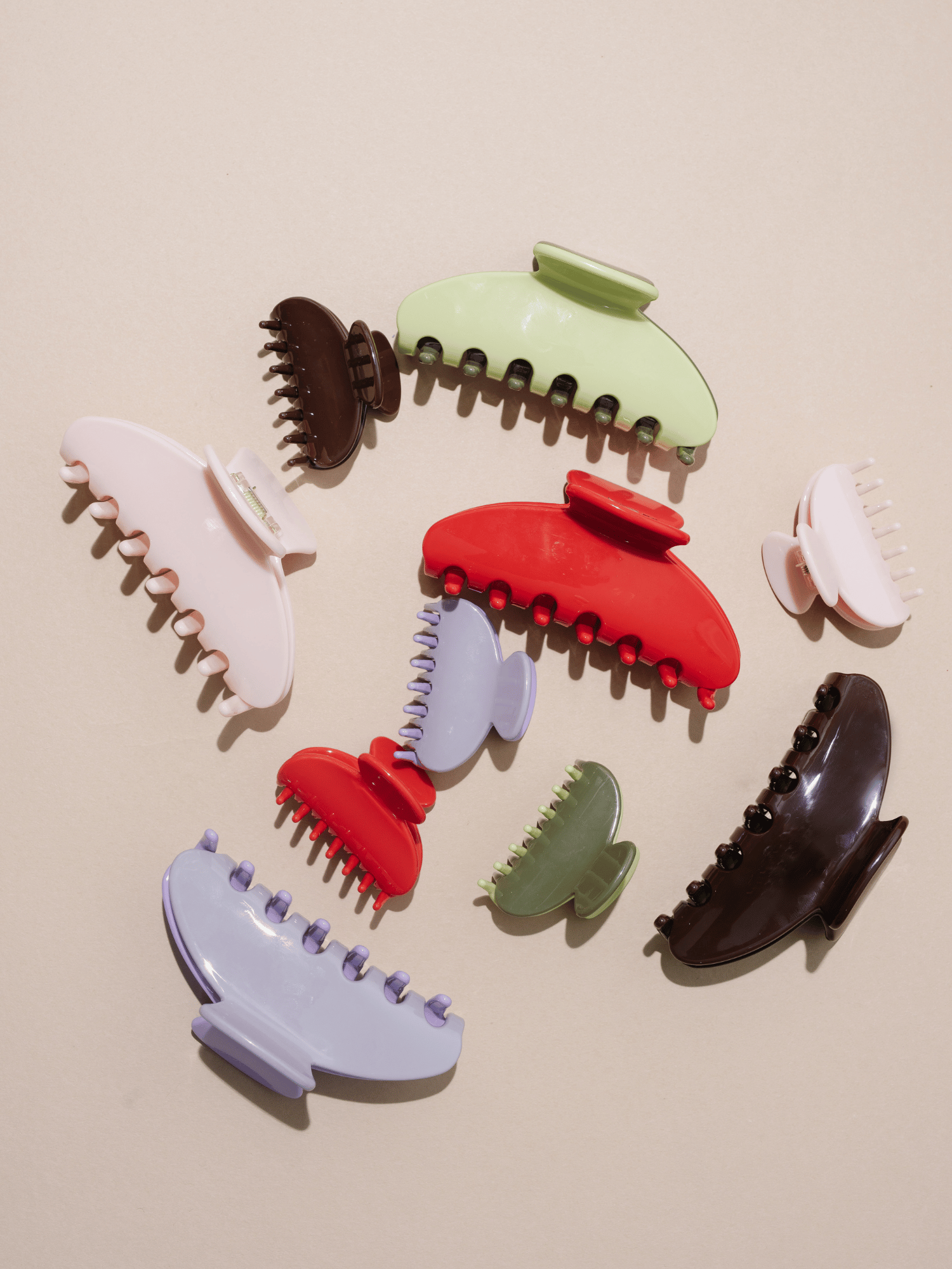 Nat + Noor | Small Hair Claw - Cherry