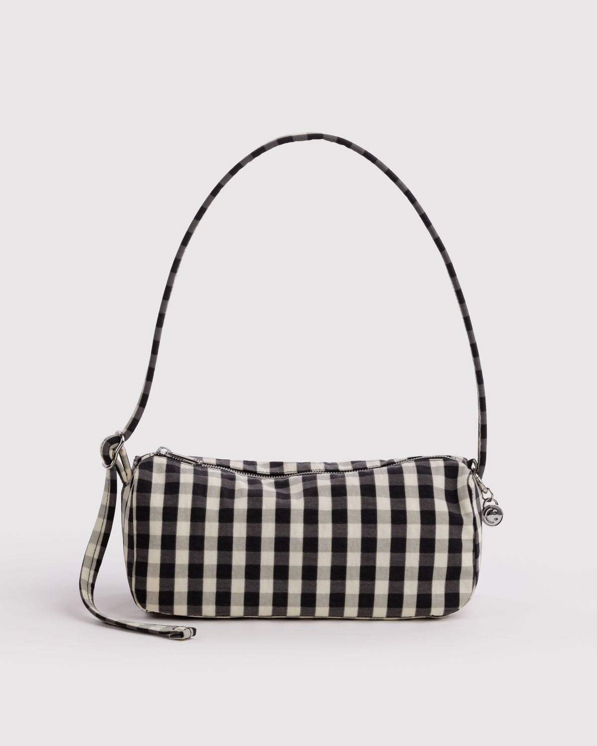 Baggu | Nylon Loaf Bag - Black and Cream Gingham