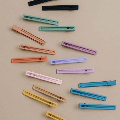 Nat + Noor | Leia Alligator Hair Clips - Bone