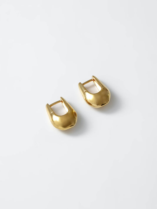 Wolf Circus | Baguette Hoop in Gold
