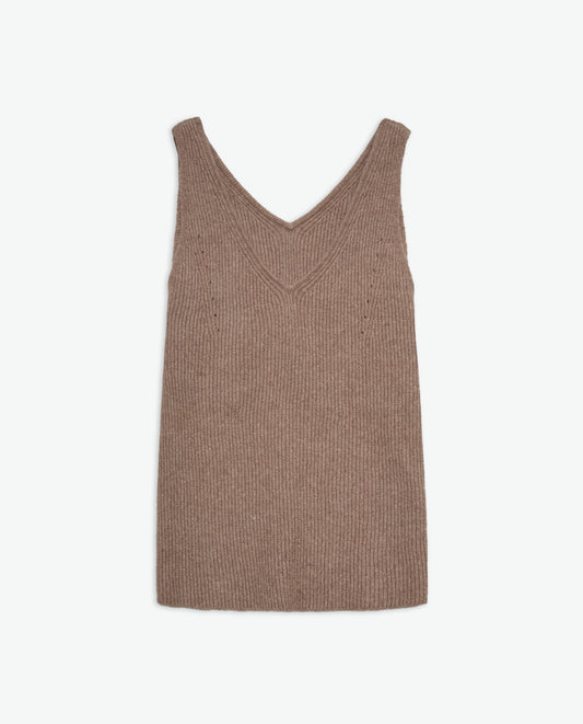 Yerse | Rib Top - Mink