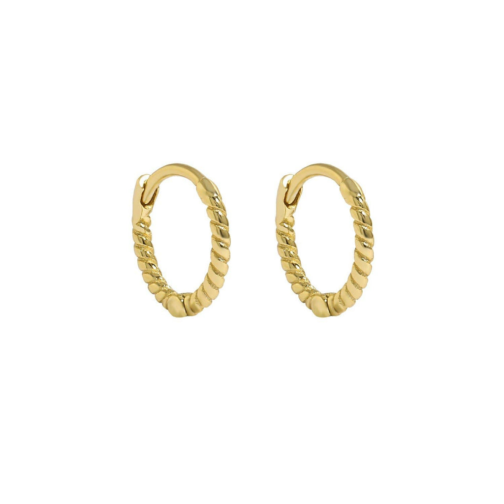 Love Local Jewelry | Malea Hoops 11mm - Gold