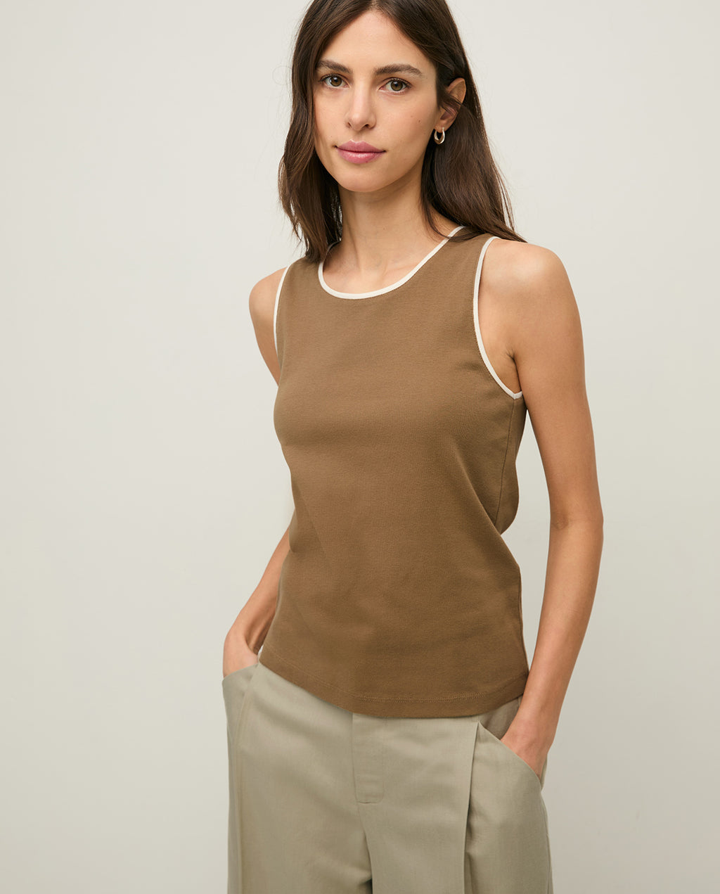 Yerse | Top With Contrast