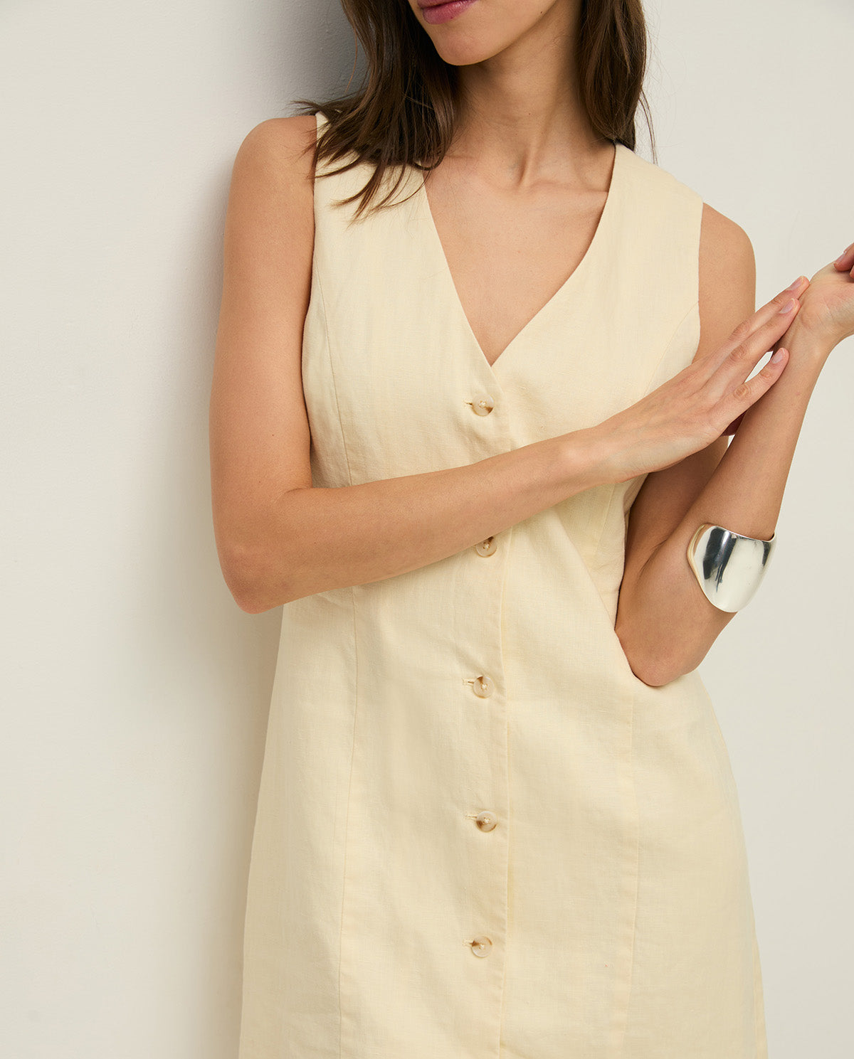 Yerse | Linen Dress