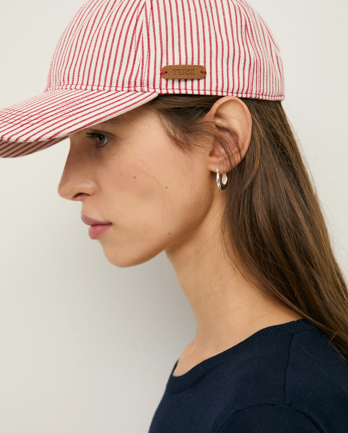 Yerse | Striped Cap - Red