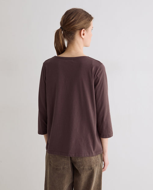 Yerse | V-neck 3/4 Sleeve T-Shirt