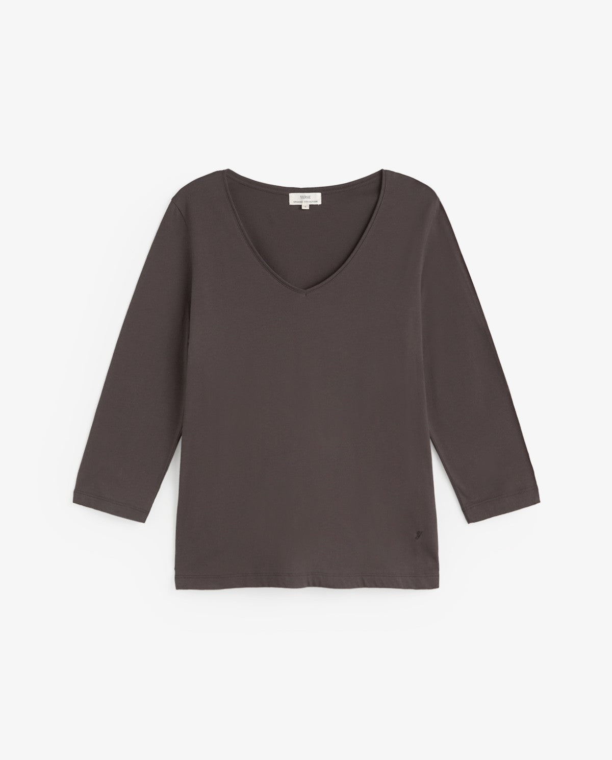 Yerse | V-neck 3/4 Sleeve T-Shirt