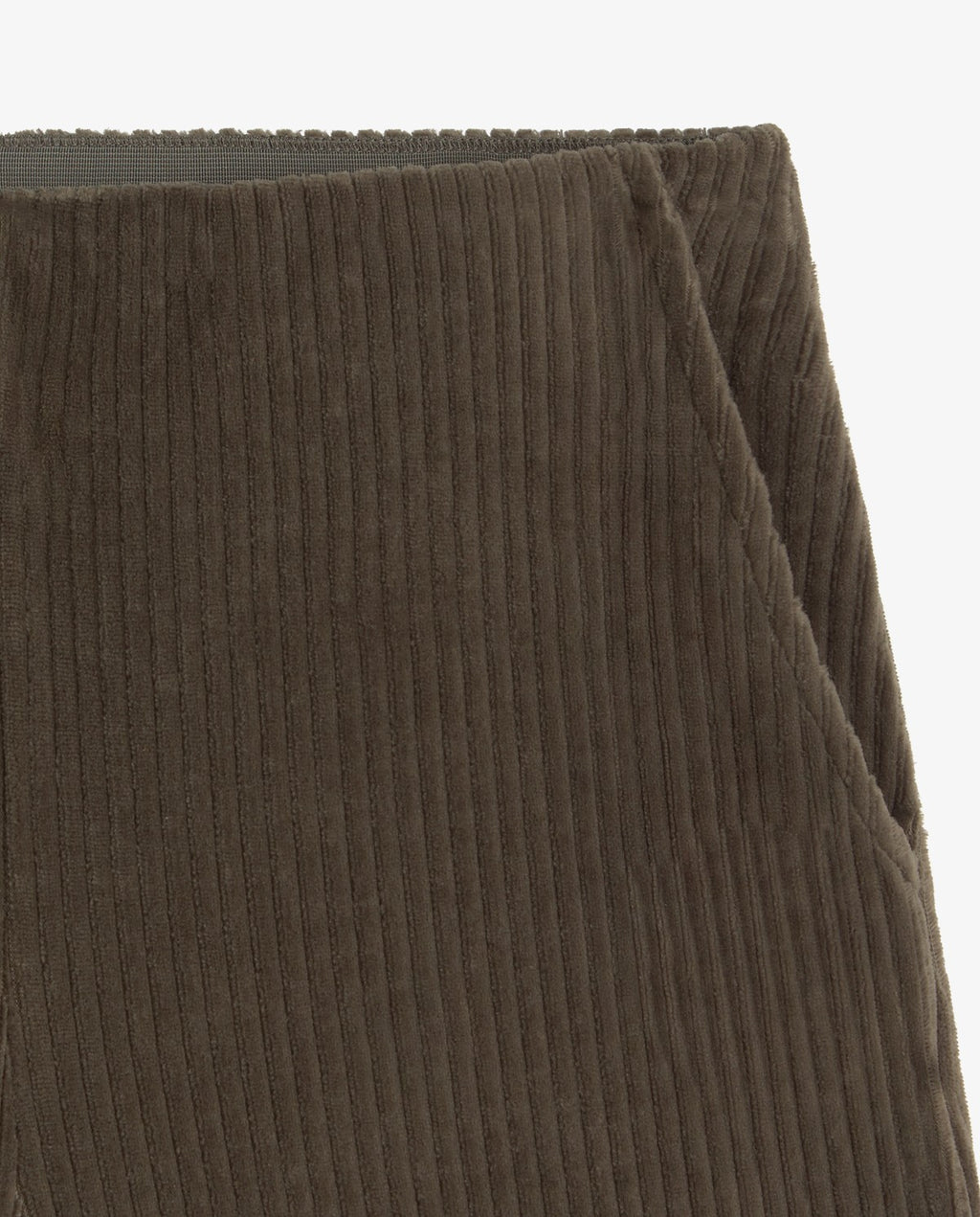 Yerse | Wide-Leg Corduroy Trousers - Khaki