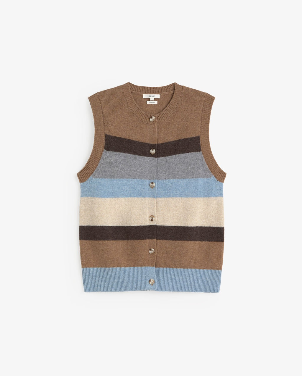 Yerse | Open Striped Vest