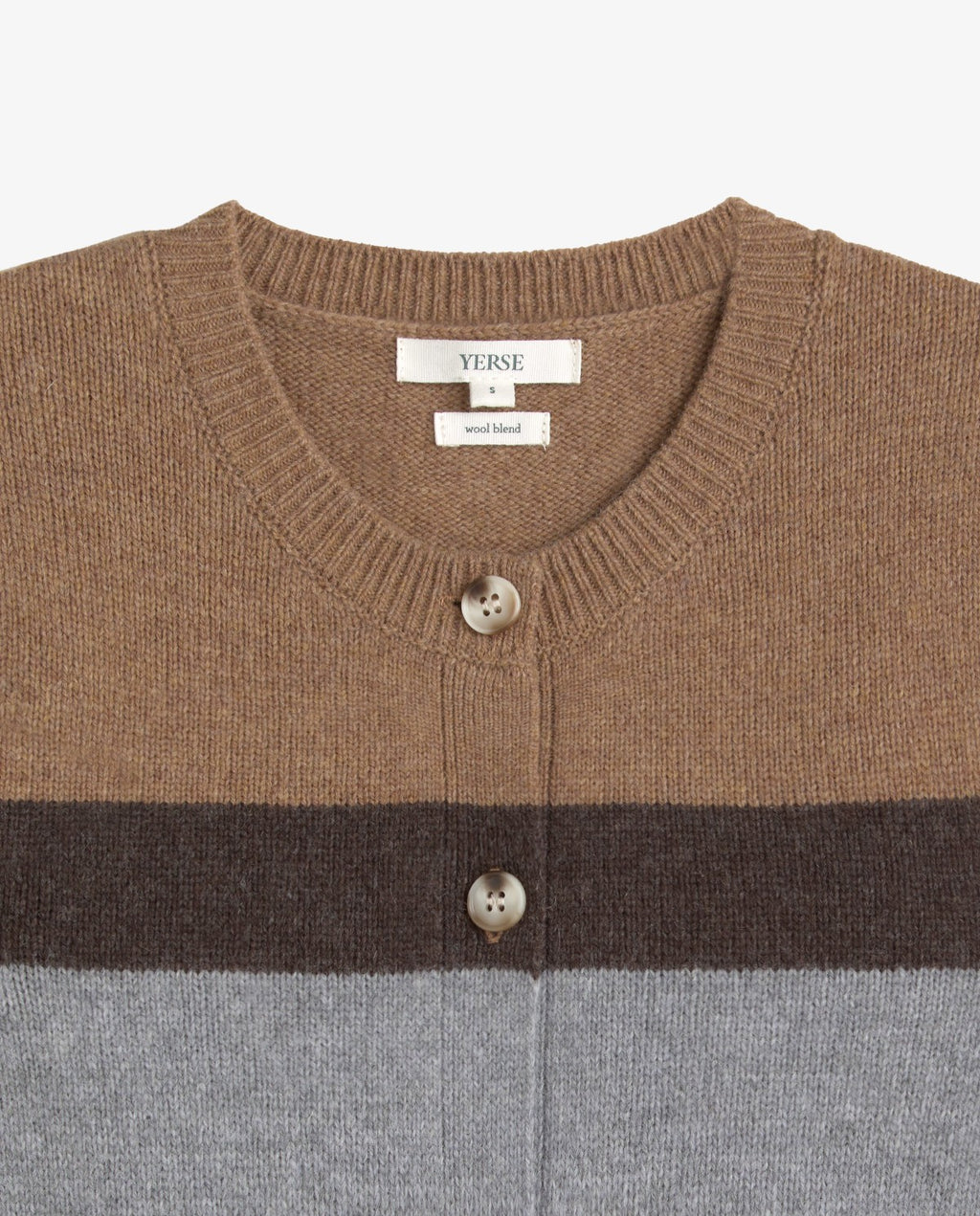 Yerse | Open Striped Vest