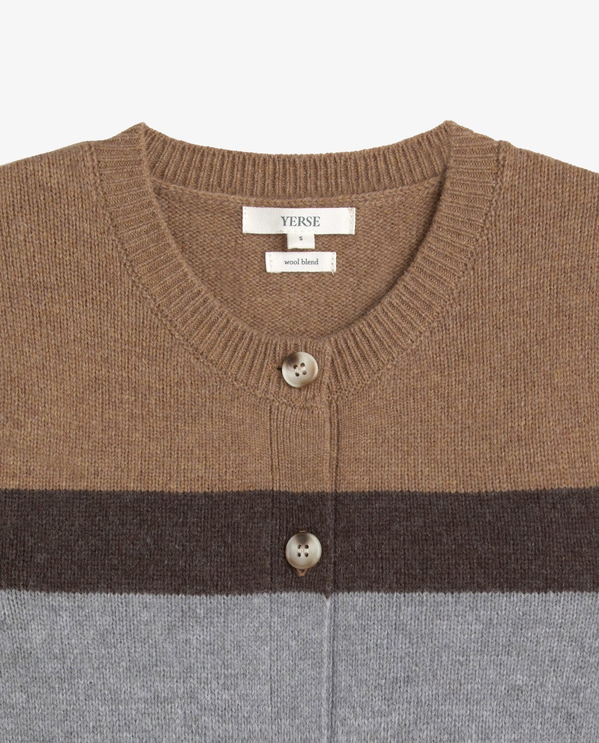Yerse | Open Striped Vest