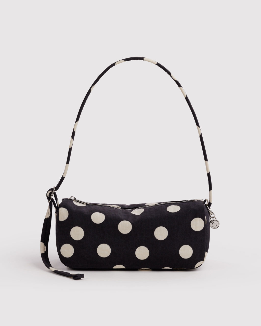 Baggu | Nylon Loaf Bag - Black and Cream Polka Dot