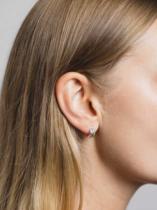 Wolf Circus | Small Bodie Earrings in Sterling Silver