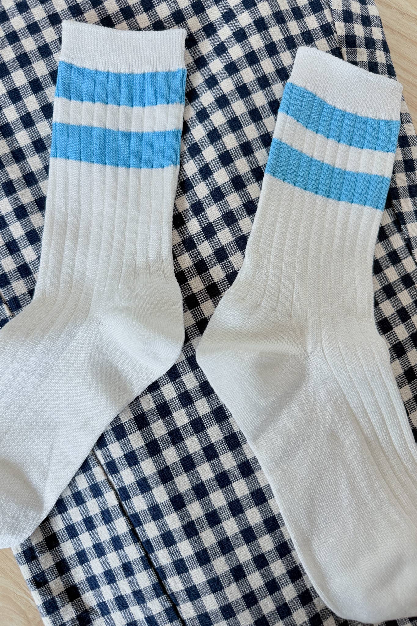 Le Bon Shoppe | Her Socks Varsity - Blue Stripe