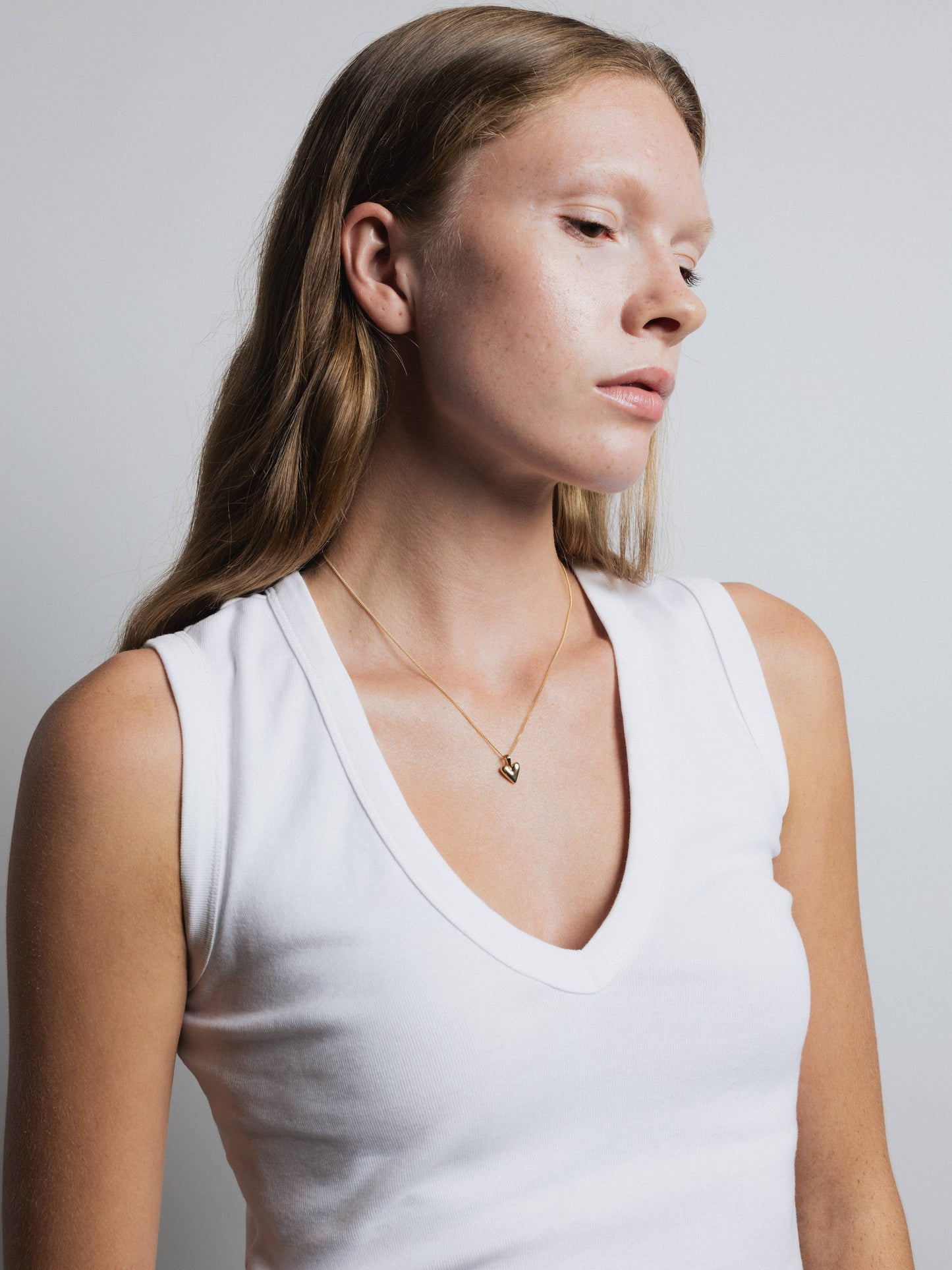 Wolf Circus | Baby Heart Necklace in Gold
