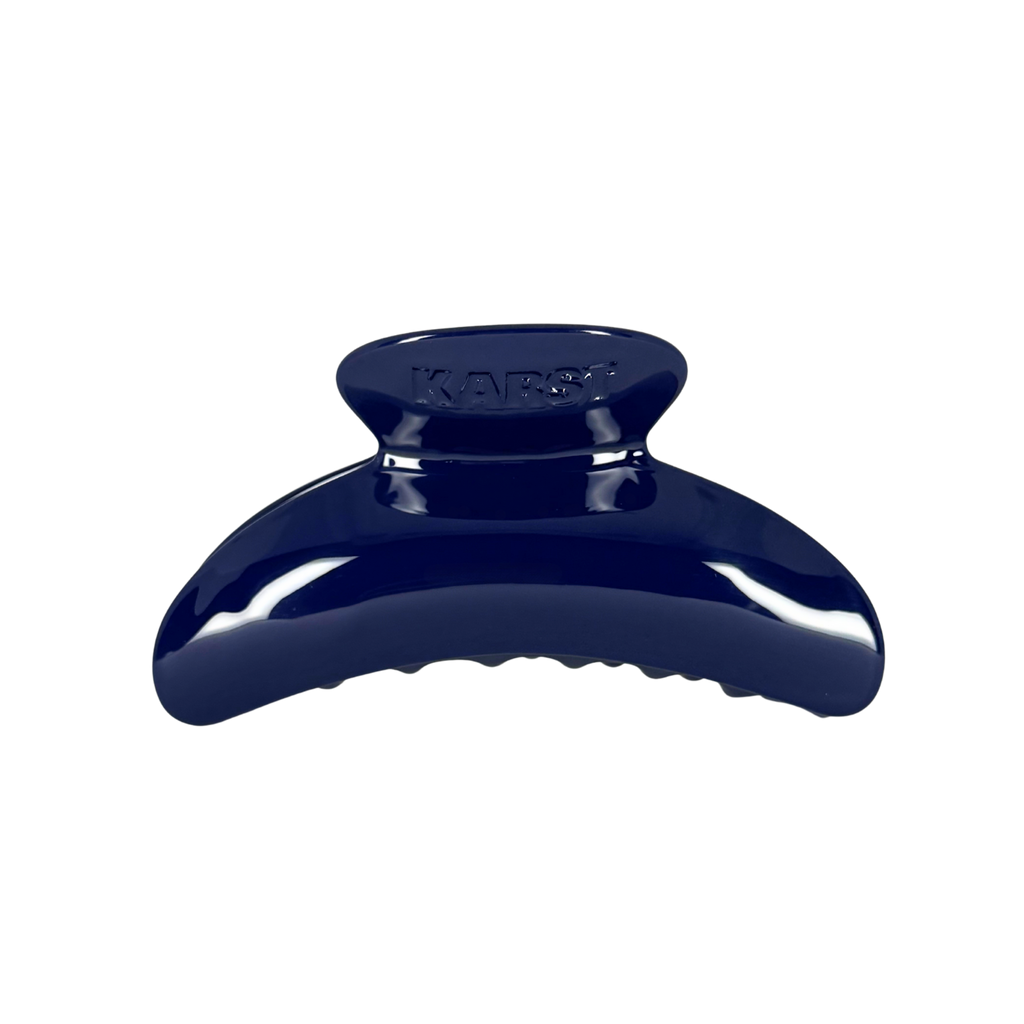 Karst Essentials | Super Clip Hair Claw — Midnight - Gold Flower Duo Charm