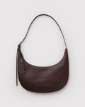 Baggu | Medium Recycled Leather Flat Crescent - Brown