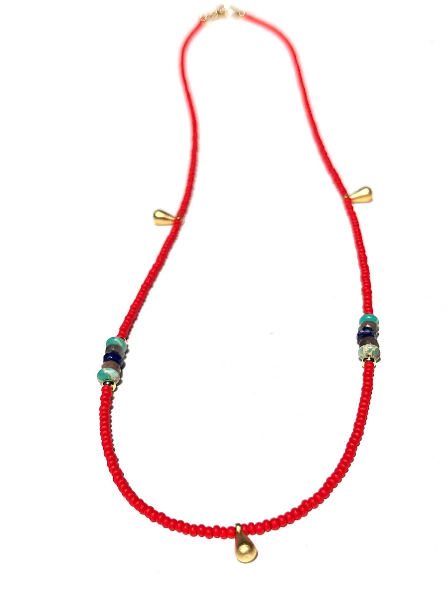Heather Kahn | Bead Capsule Necklaces - Multiple Colors