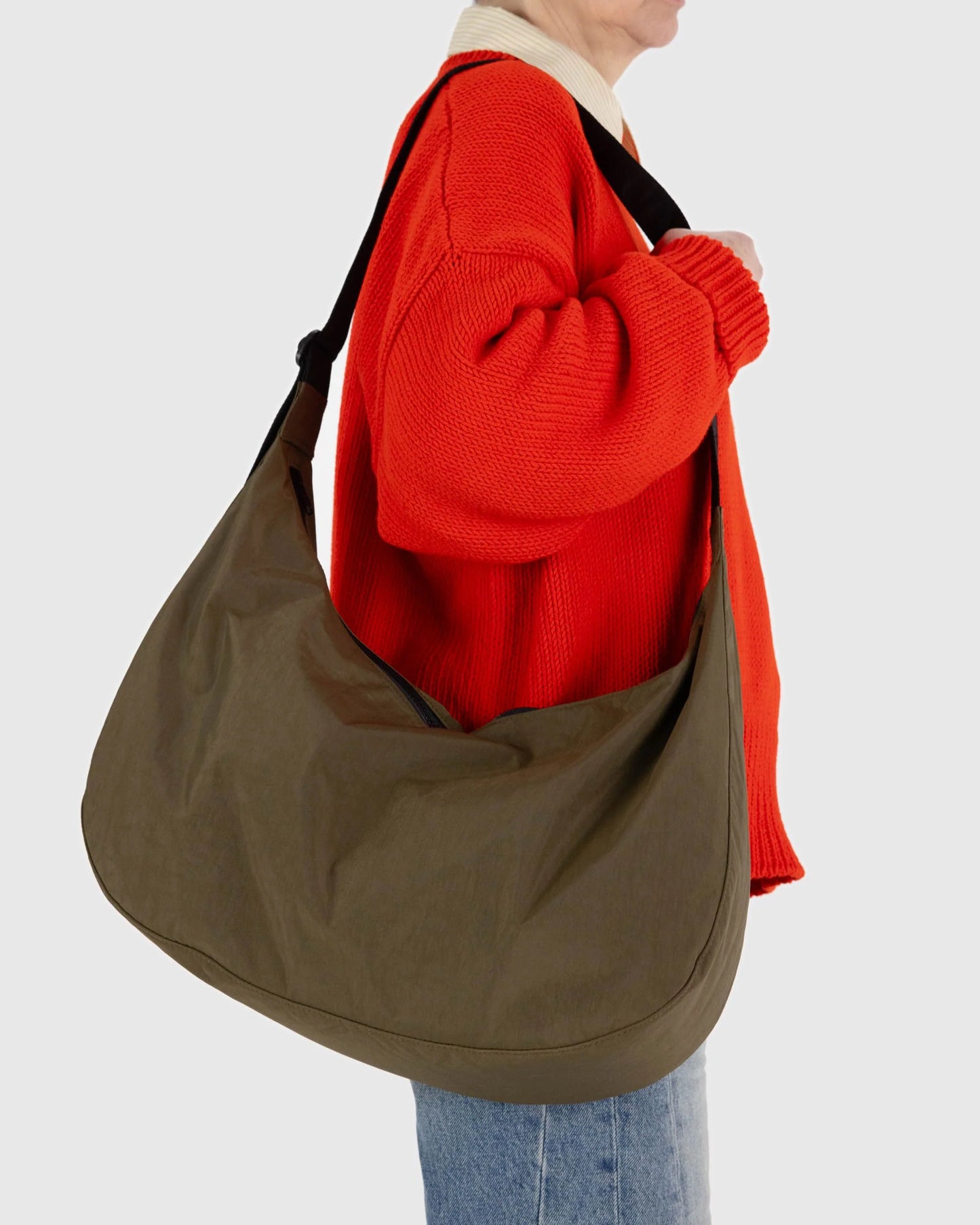 Baggu | Large Nylon Crescent Bag - Seaweed