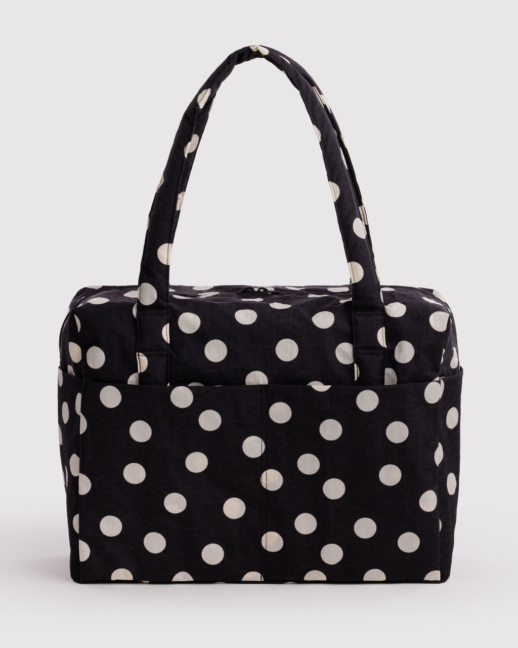 Baggu | Cloud Carry On - Black and Cream Polka Dot