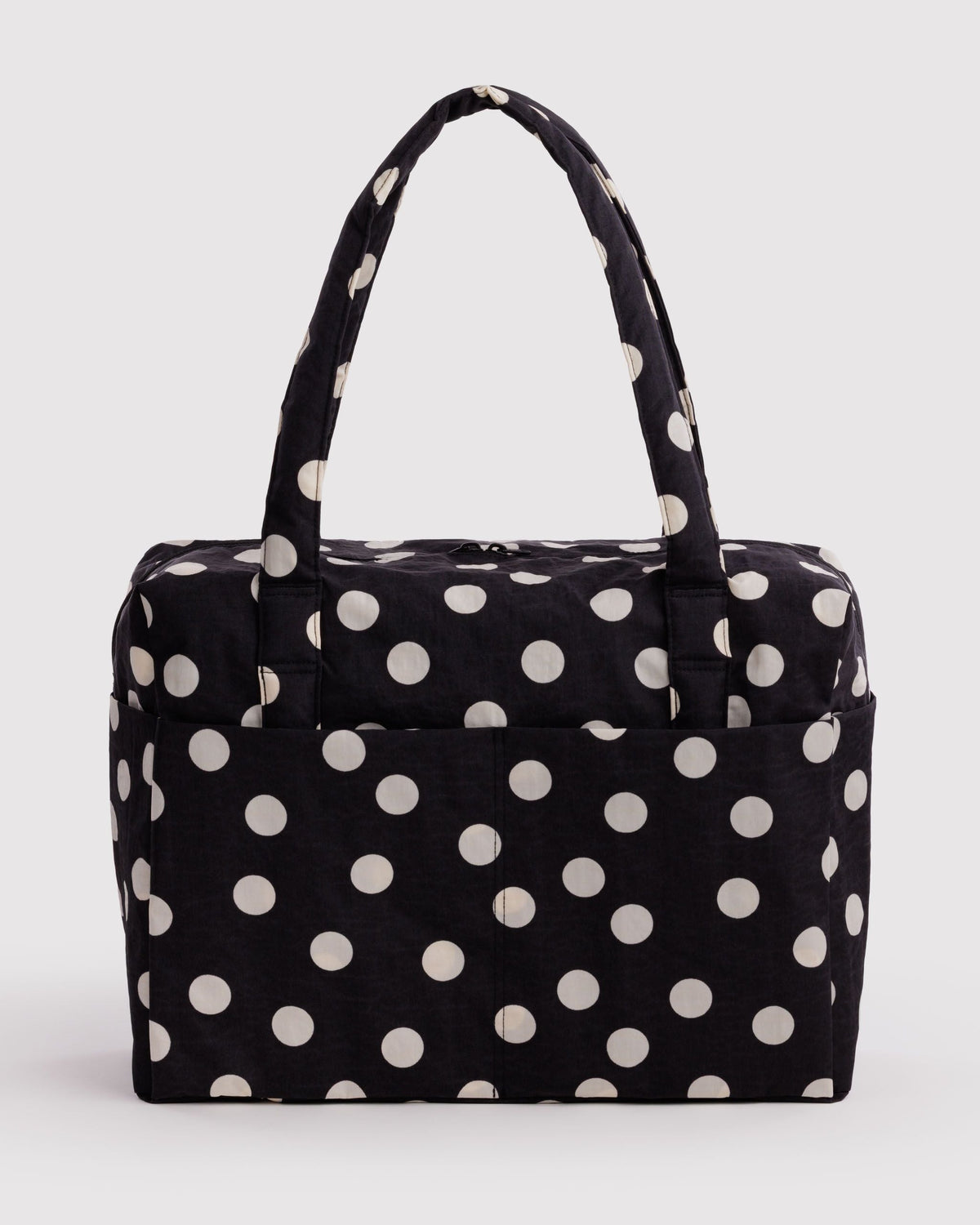 Baggu | Cloud Carry On - Black and Cream Polka Dot