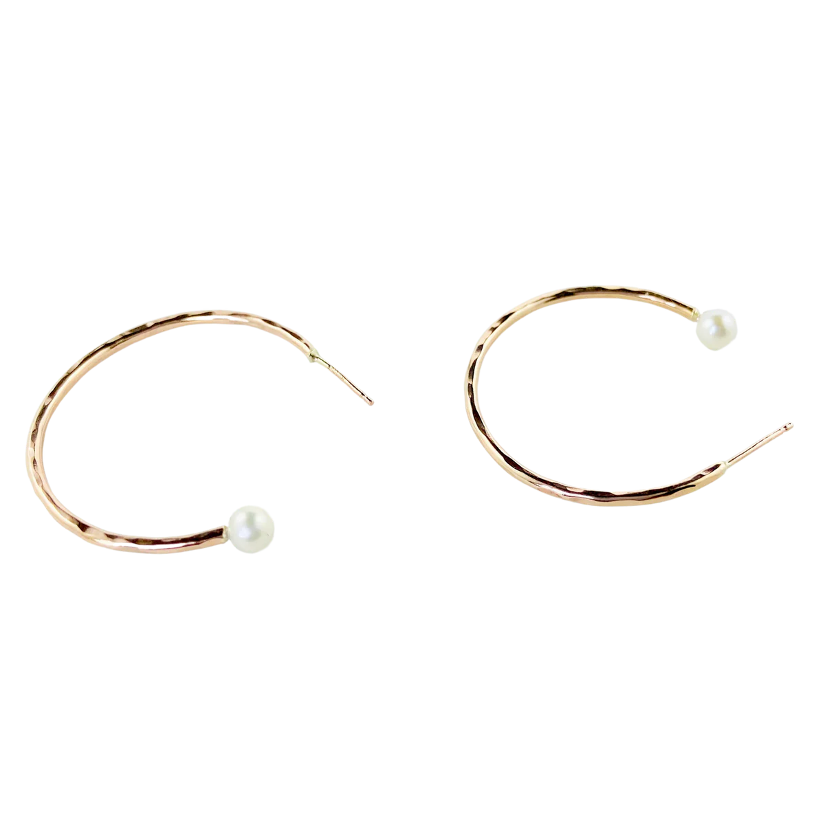Devi Arts Collective | Dreamer Large Gold and Pearl Hoops