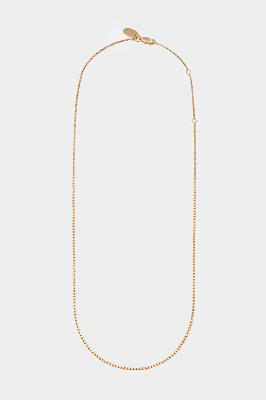 Kara Yoo | Thin Box Necklace - 14k Gold Plated