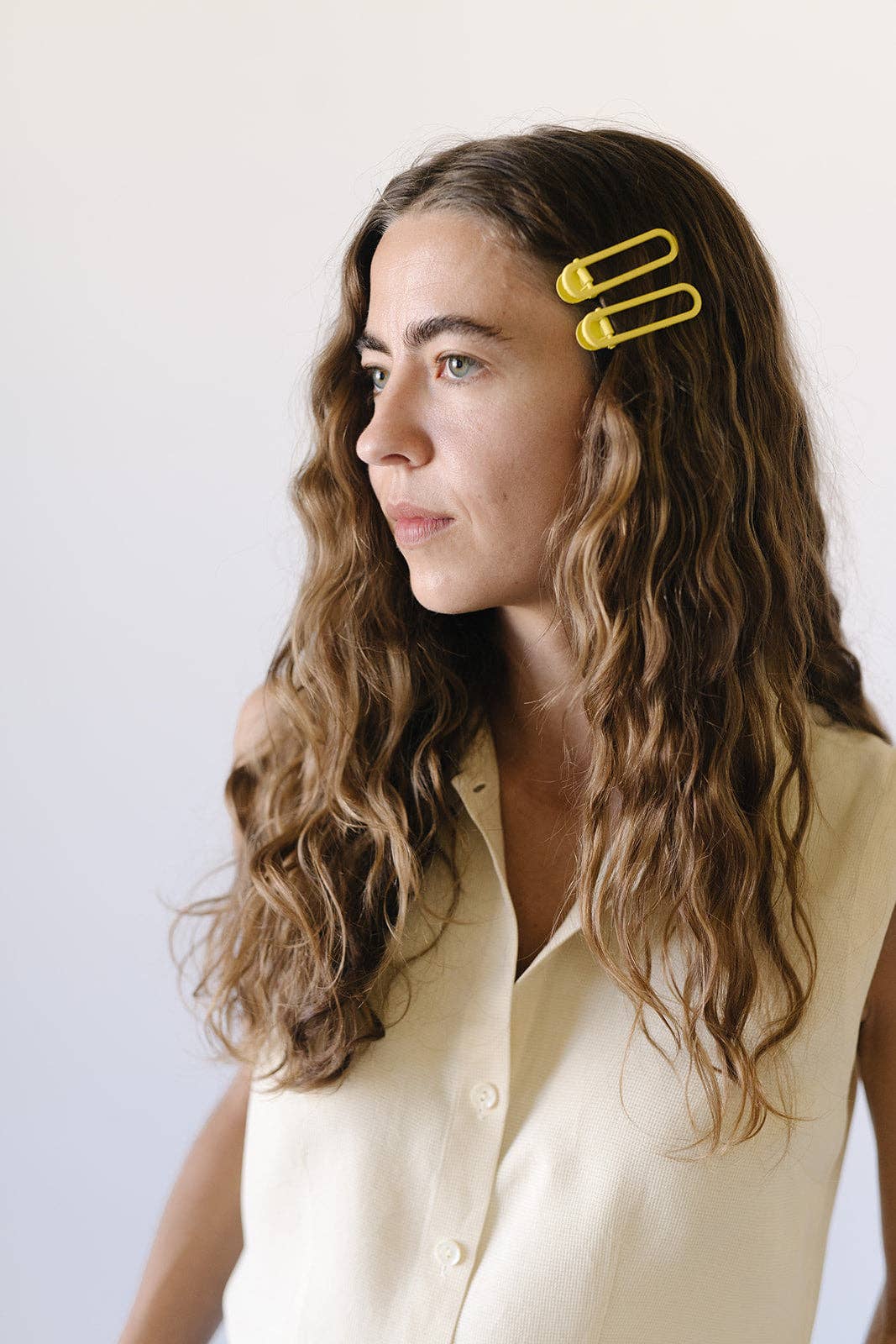 Nat + Noor | Rio Hair Clips - Butter Olive