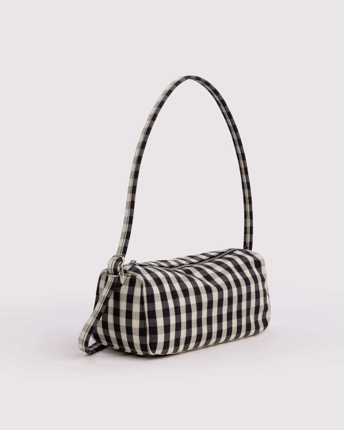 Baggu | Nylon Loaf Bag - Black and Cream Gingham