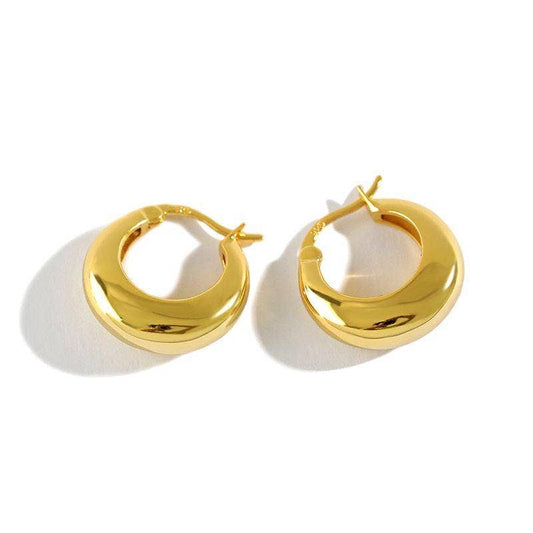 Love Local Jewelry | Anna Chunky Hoops 1.2cm - Gold