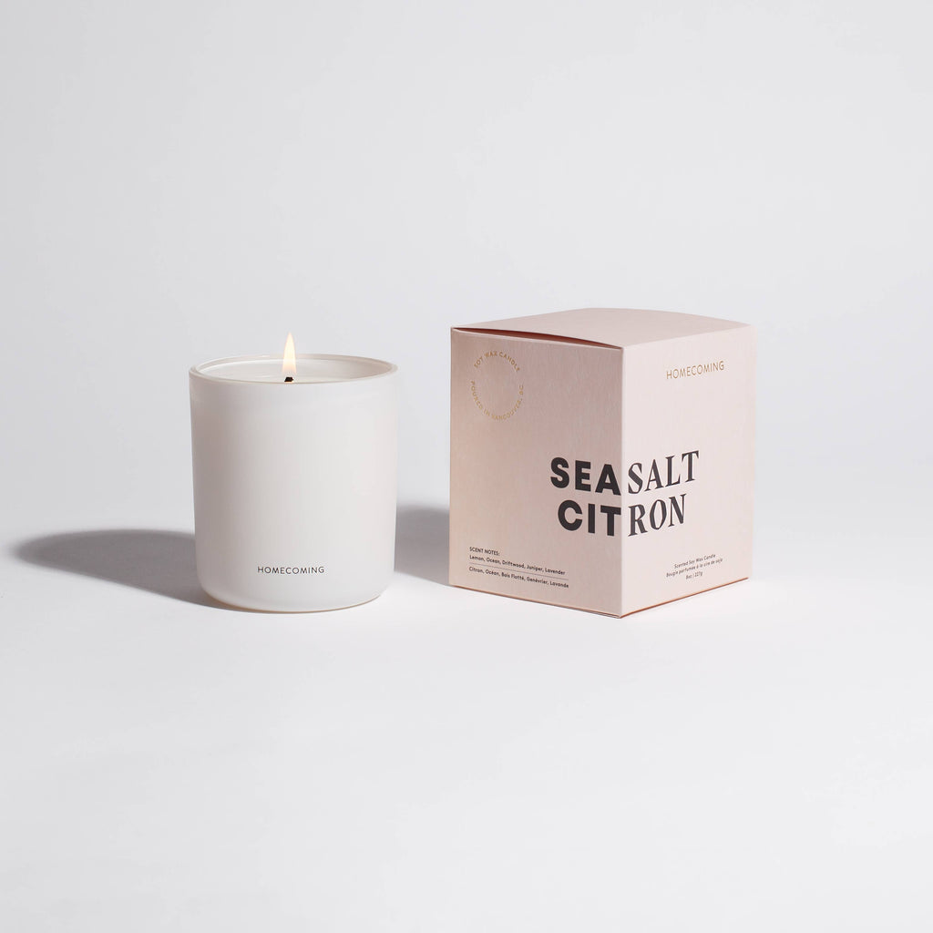 Homecoming | Sea Salt Citron Soy Wax Candle