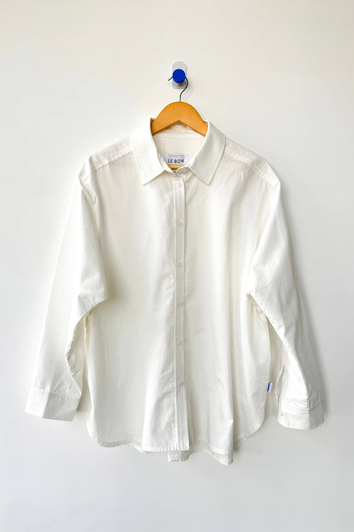 Le Bon Shoppe | Light Weight Owen Shirt - White