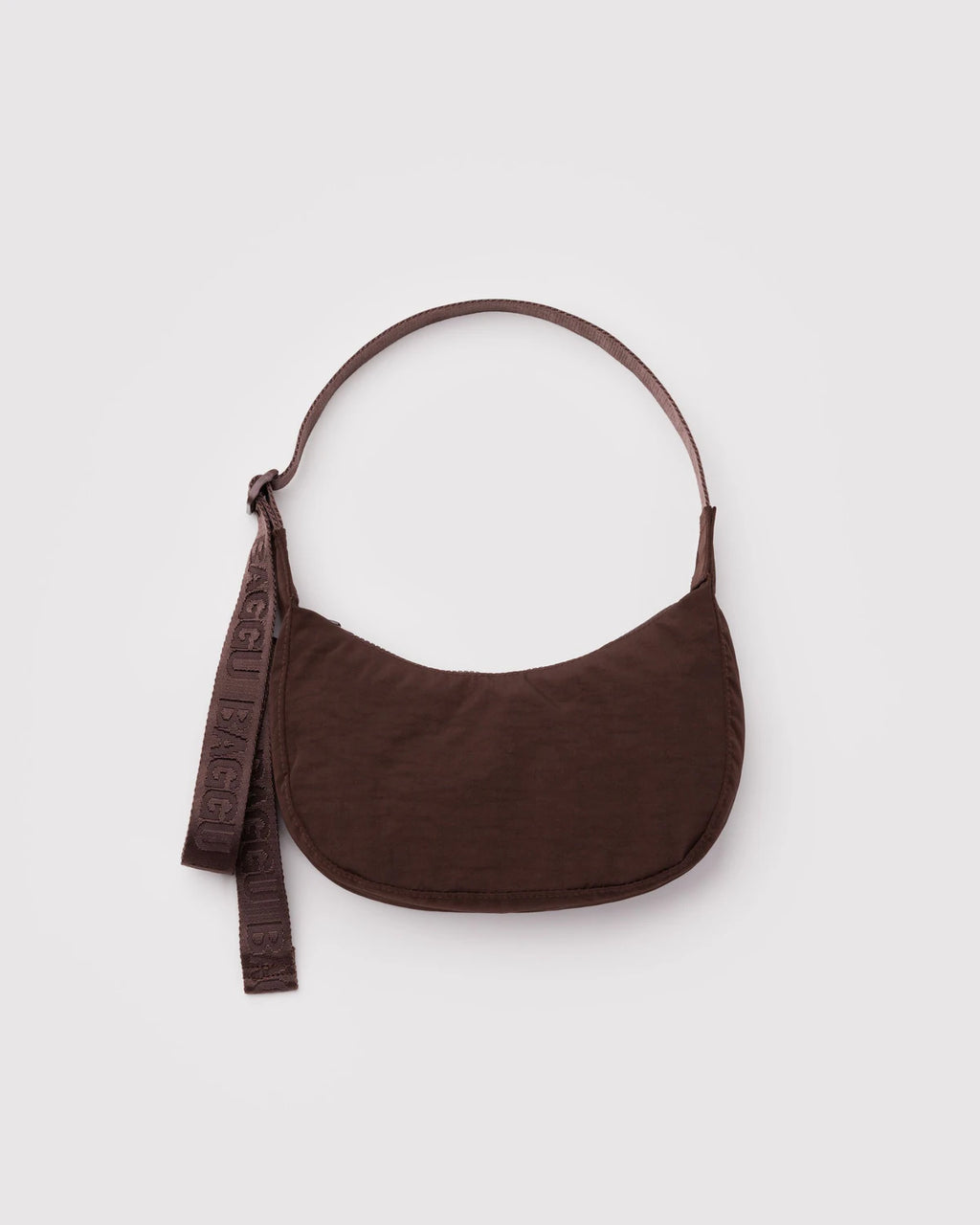 Baggu | Small Nylon Crescent Bag - Coffee