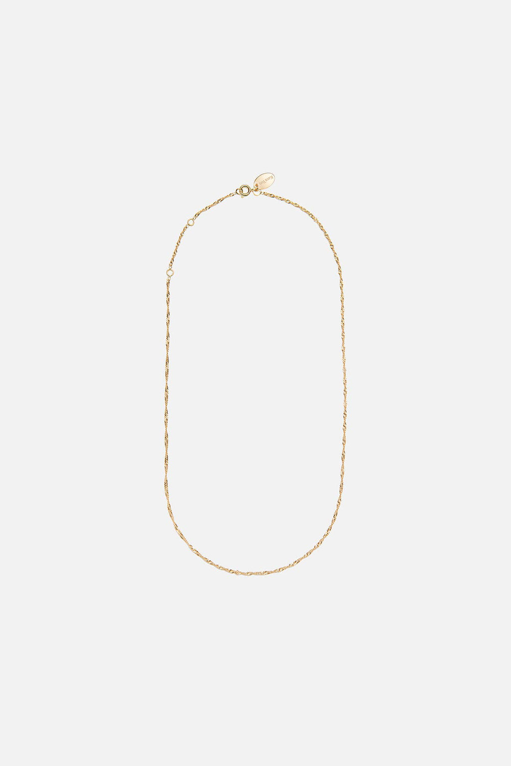 Kara Yoo | Thin Singapore Necklace - Gold