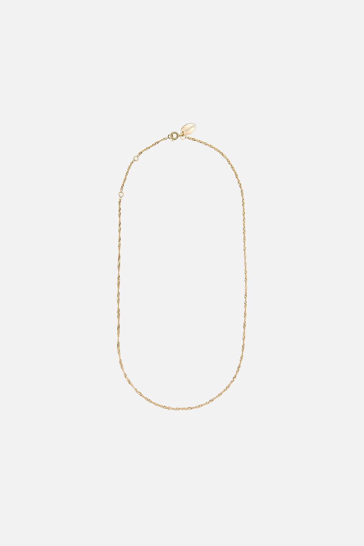 Kara Yoo | Thin Singapore Necklace - Gold