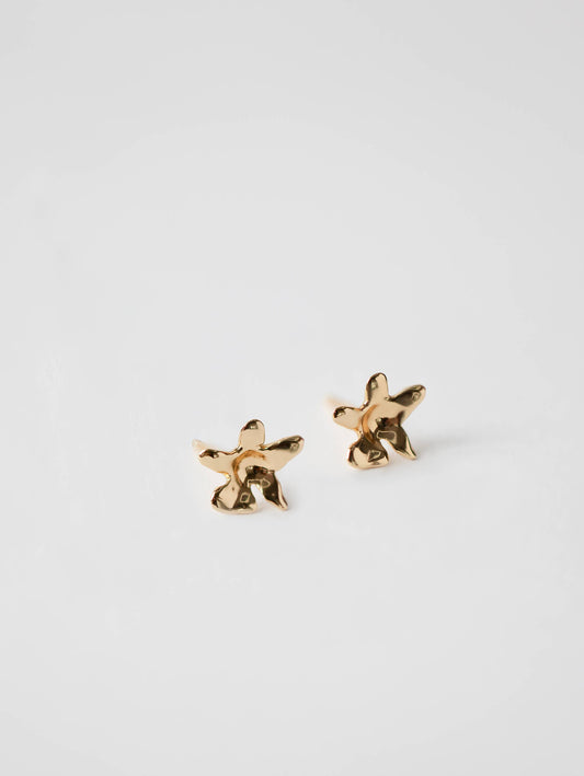Wolf Circus | Flower Studs in Gold