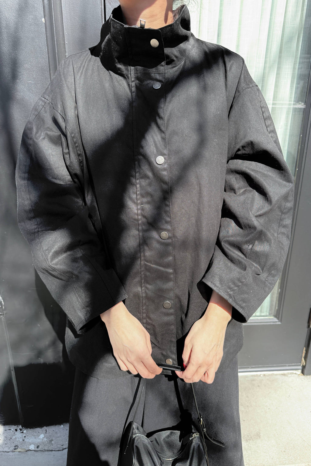 Le Bon Shoppe | Blair Waxed Cotton Jacket - Black