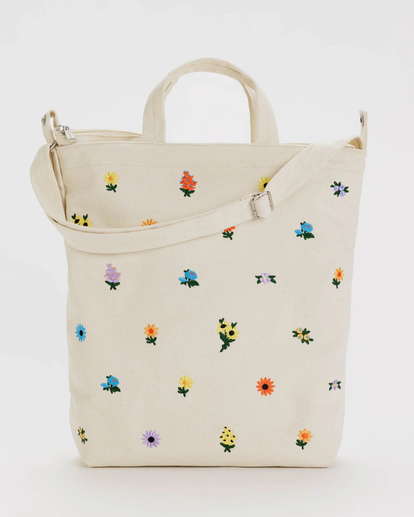 Baggu | Duck Bag Zip - Embroidered Ditsy Floral