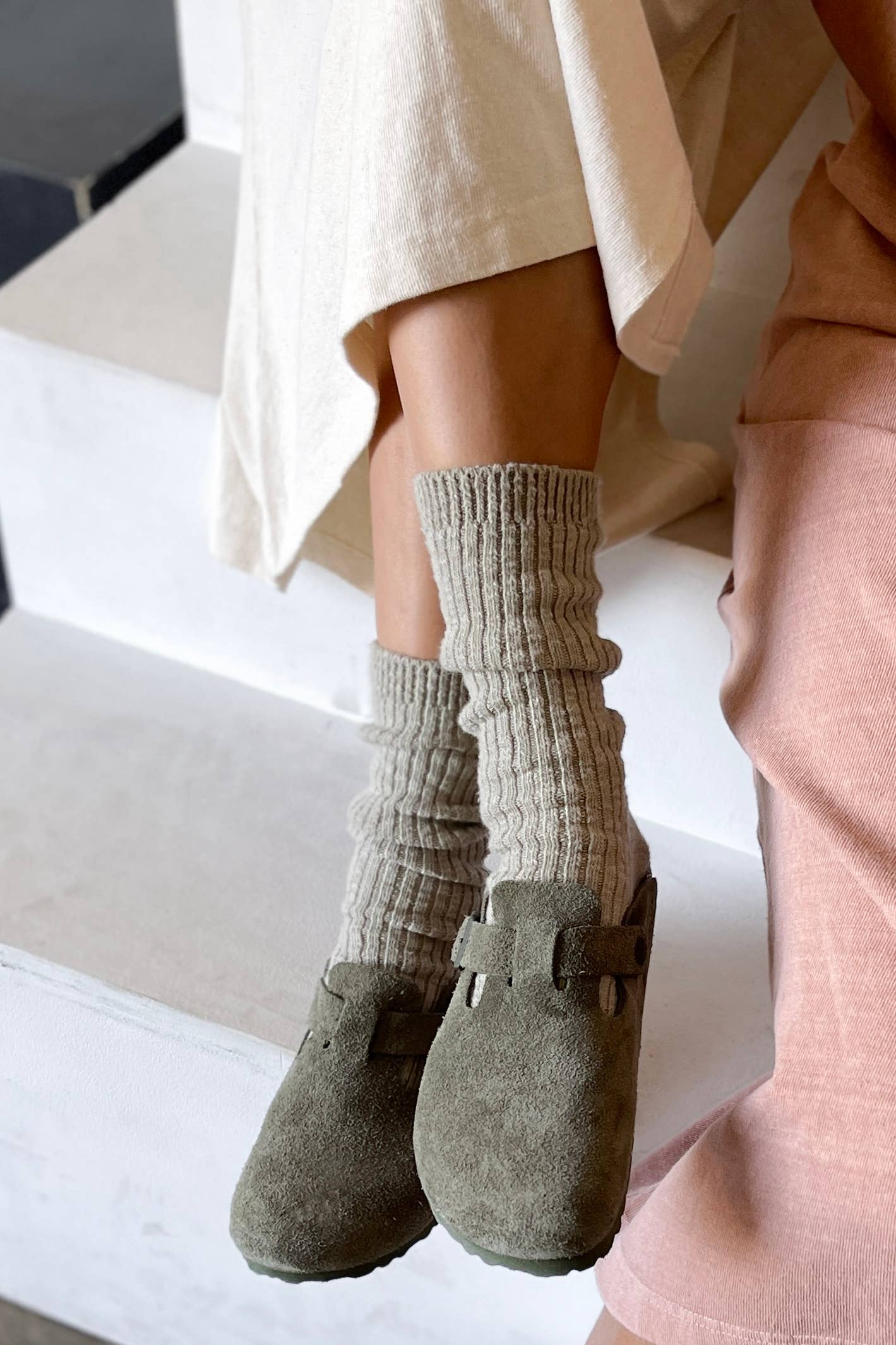 Le Bon Shoppe | Cottage Socks - Heather Grey