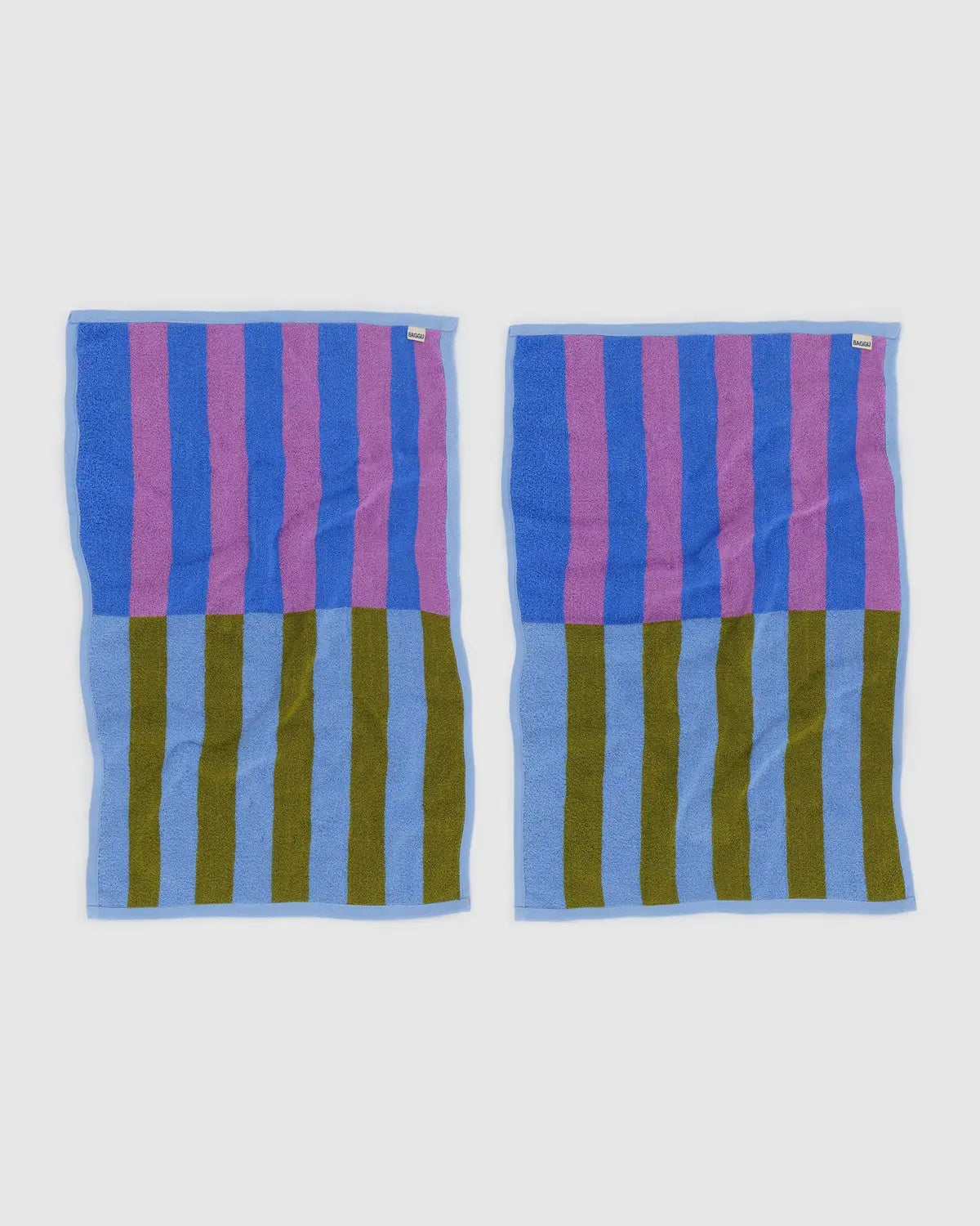 Baggu | Hand Towel Set of 2 - Cabana Stripe Mix