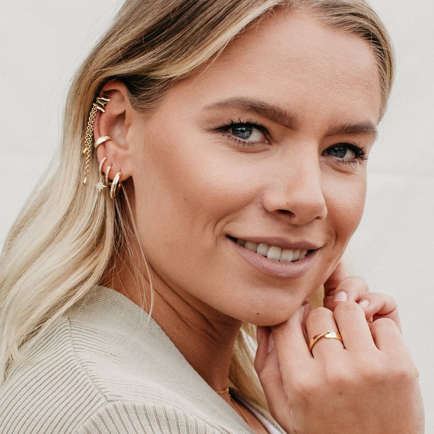 Love Local Jewelry | Tamiah Maxi Hoops 1.6CM - Gold or Silver